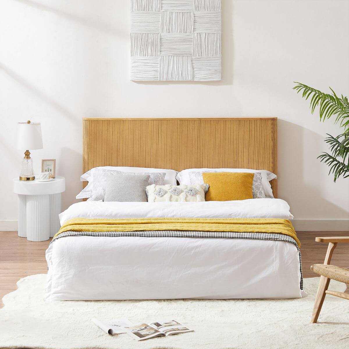 Kate Column Mid Century Modern Headboard