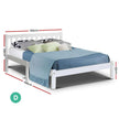 modern double bed frame