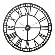 60cm Black Roman Numeral Wall Clock