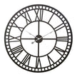 black roman numeral wall clock