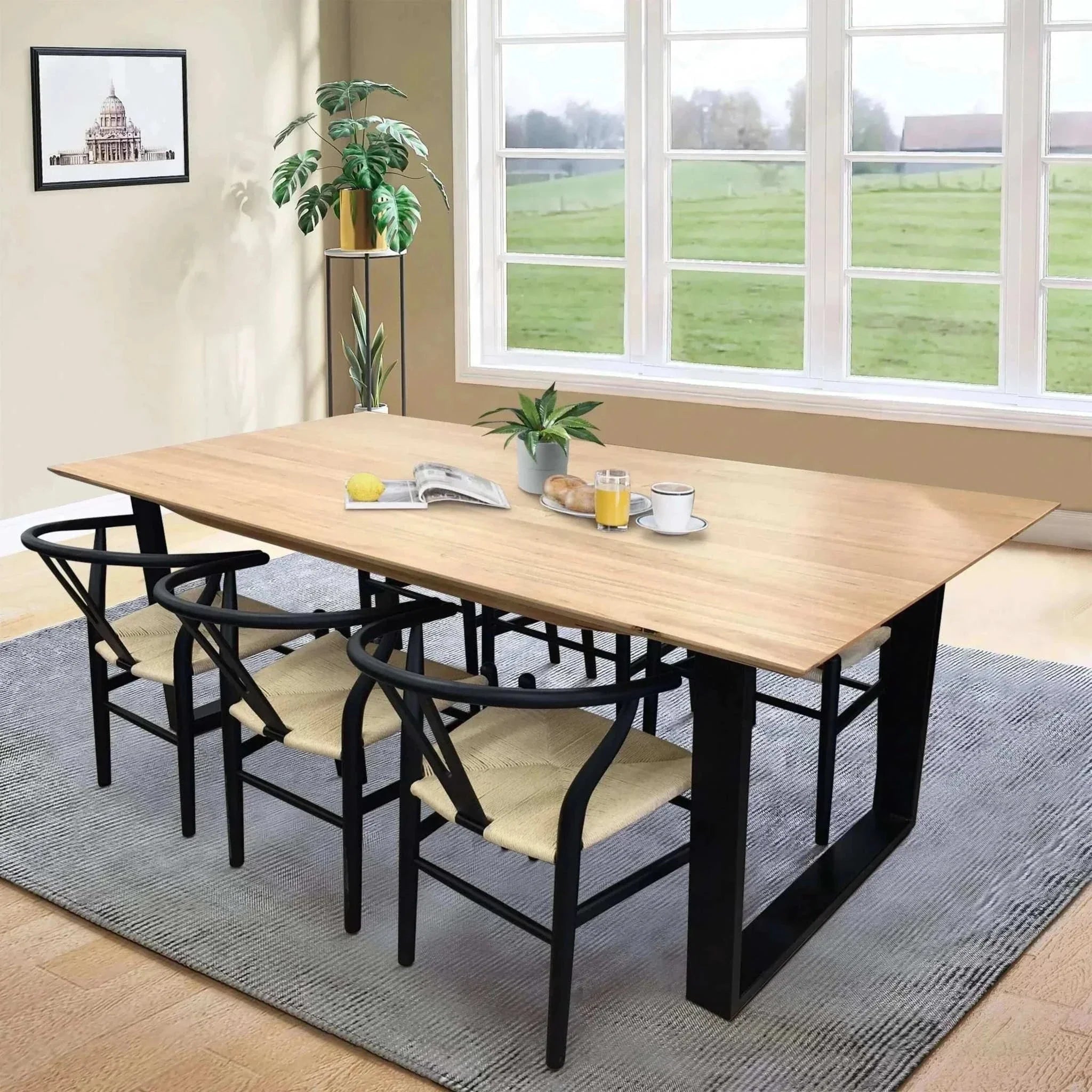 180 cm Dining table & chairs