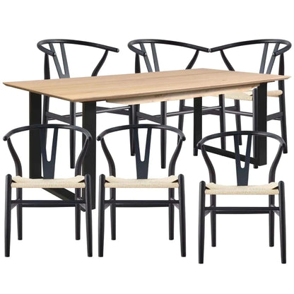 180cm Dining table and chairs