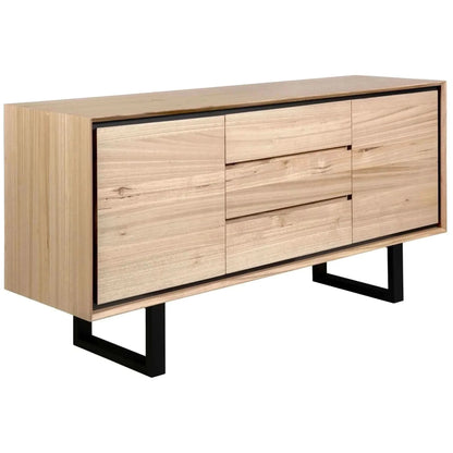 Aconite Buffet Table 180cm 2 Door 3 Drawer Solid Messmate Timber Wood 