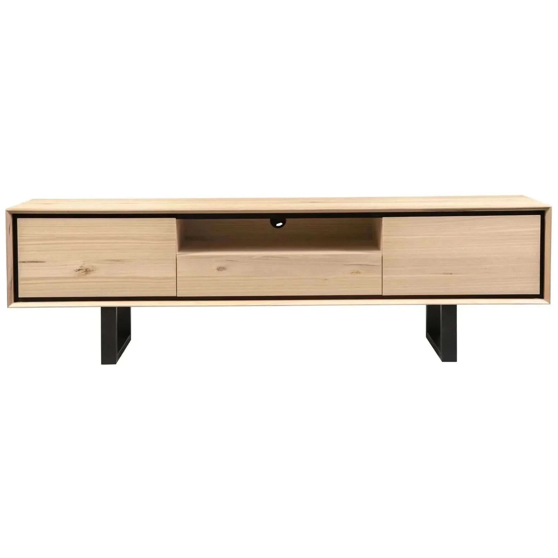 Aconite 210cm Mid Century Modern TV Unit - Natural