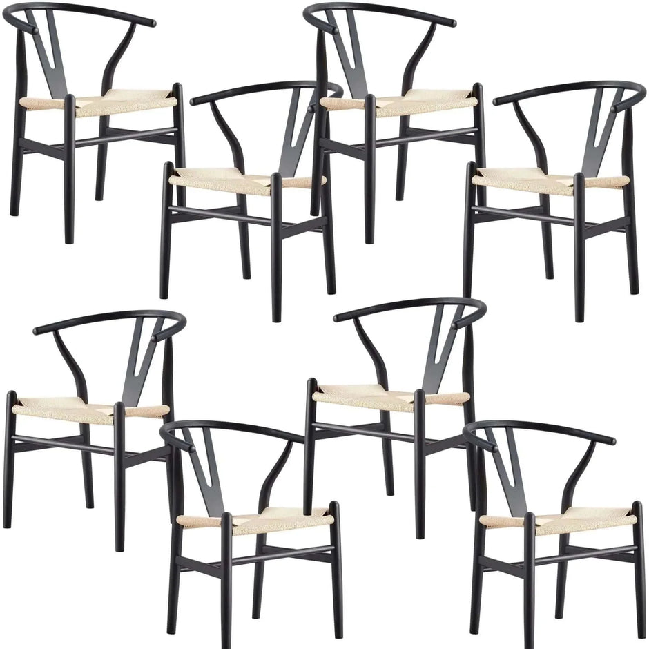 dining room chairs black 