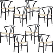 dining room chairs black 