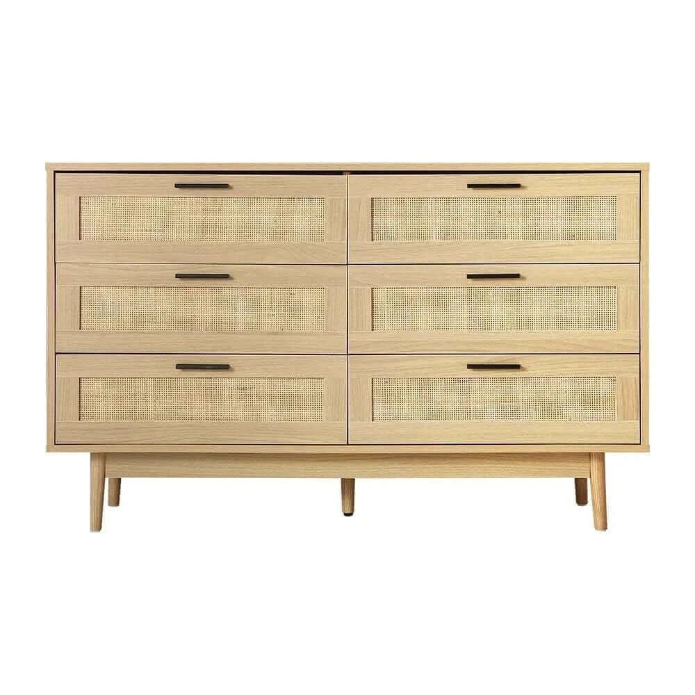 chest of drawers rattan