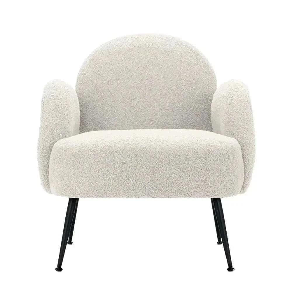 Artiss Armchair Lounge Chair Armchairs Accent Arm Chairs Sherpa Boucle