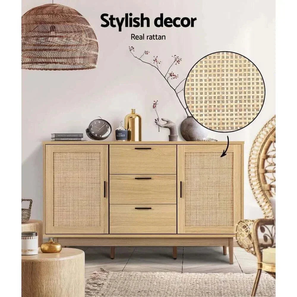 rattan sideboard buffet