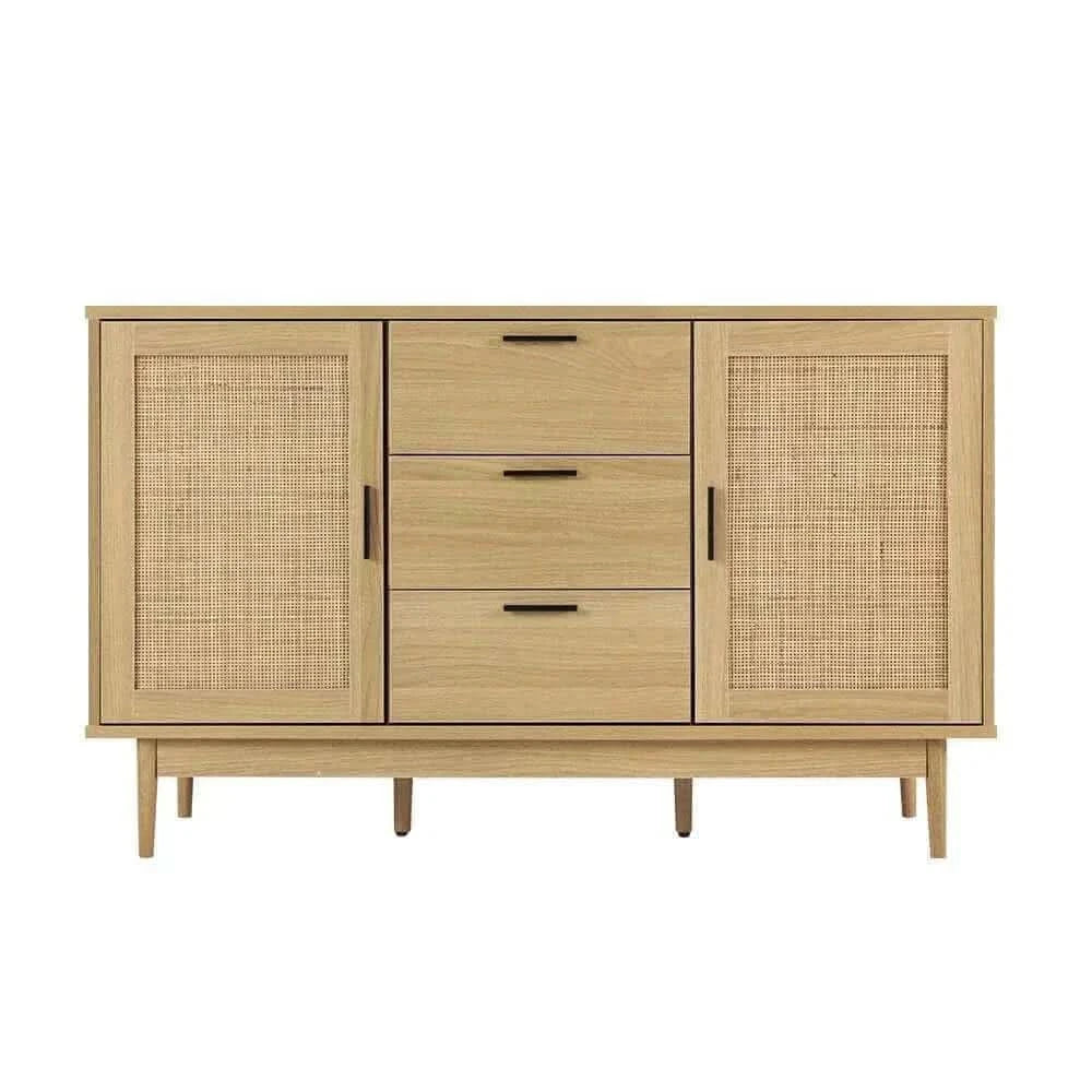 Artiss Rattan Buffet Sideboard - BRIONY Oak