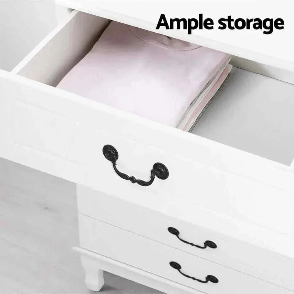 Artiss 6 Chest of Drawers - KUBI White