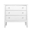 3 Chest of drawer white