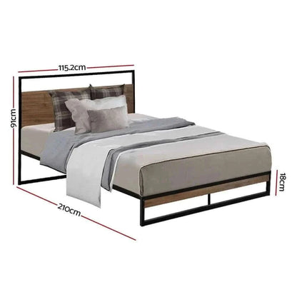 Artiss King Single Size Metal Bed Frame