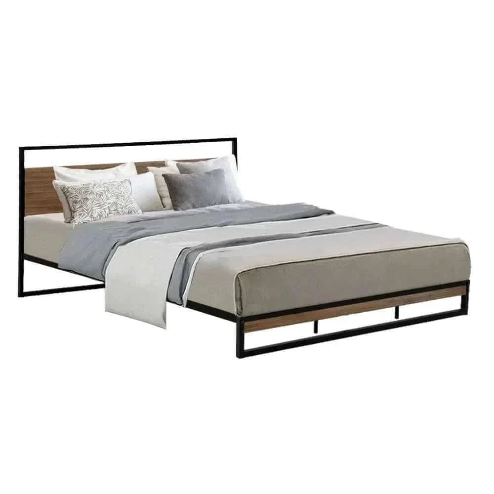 Artiss DANE Metal Bed Frame King Size