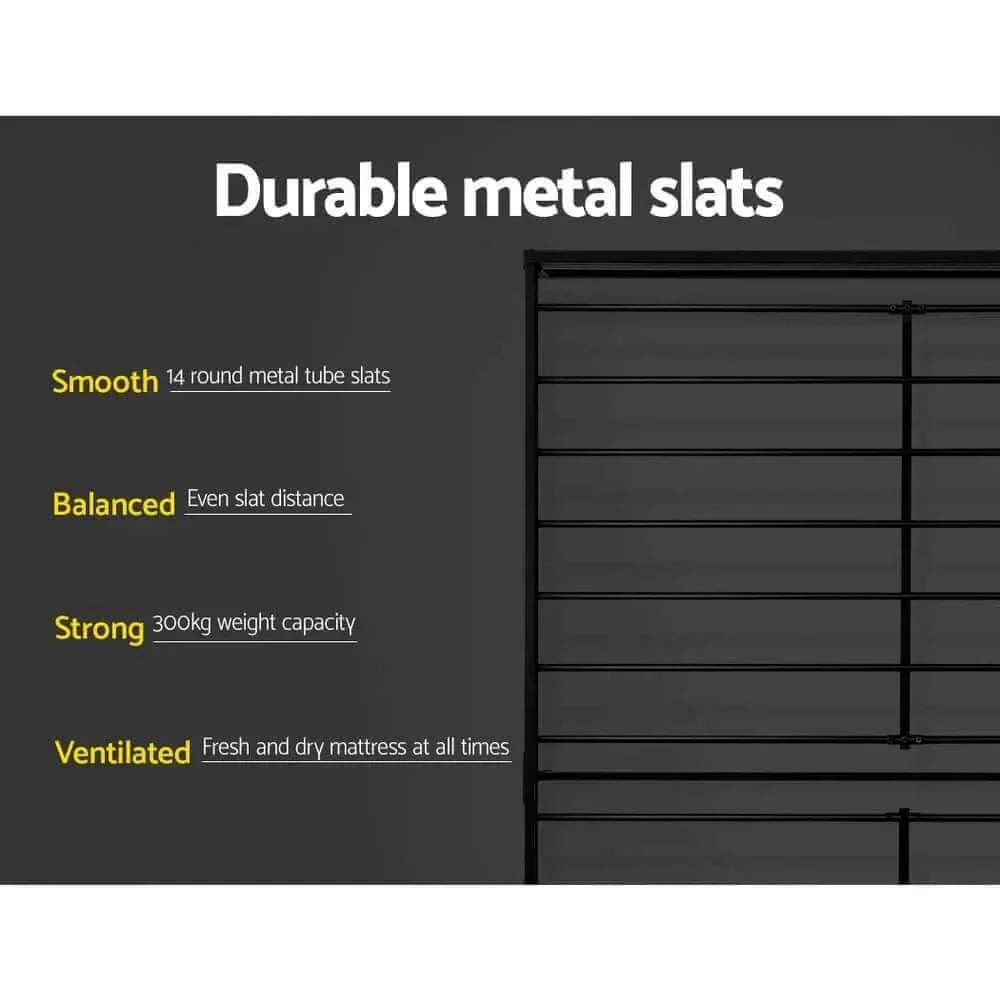 metal bed frame king