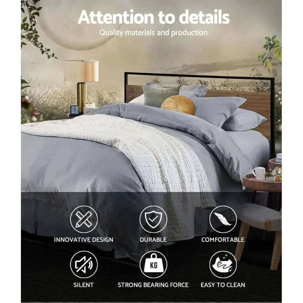 Artiss DANE Metal Bed Frame King Size