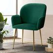 green dining chairs set of 2 