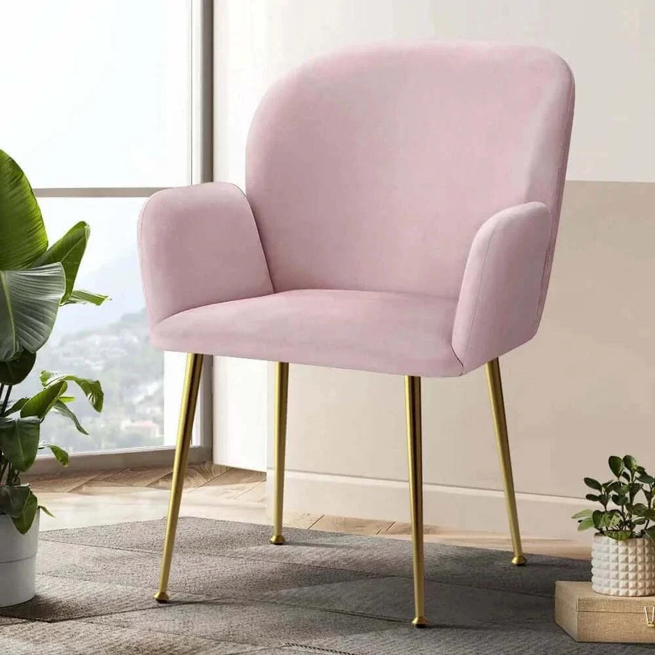 upholstered dining armchair