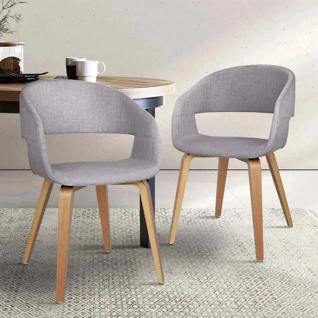 upholstered dining chairs set