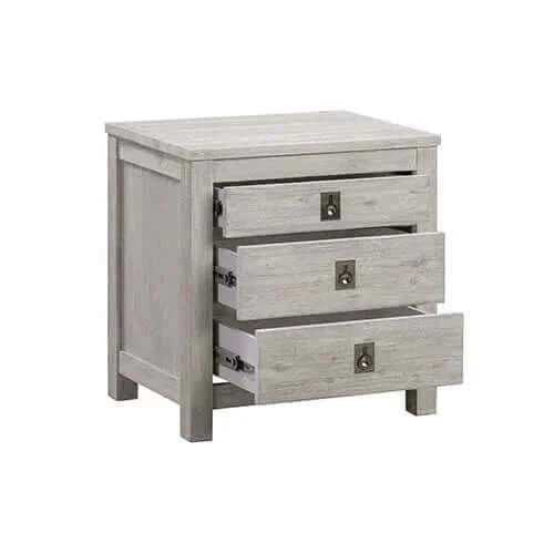 Bedside Table 3 drawer Night Stand 