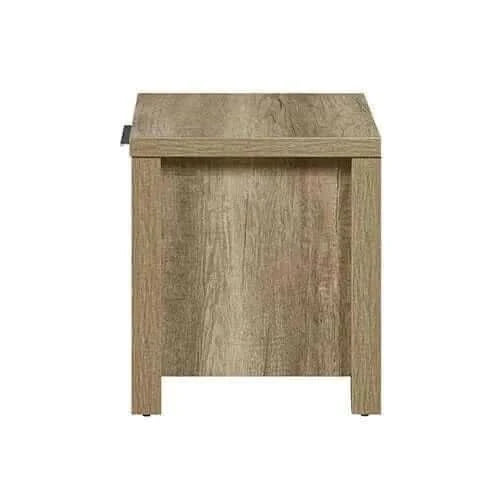 Bedside Table 2 drawers Nightstand in Oak