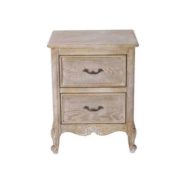 oak wood nightstand