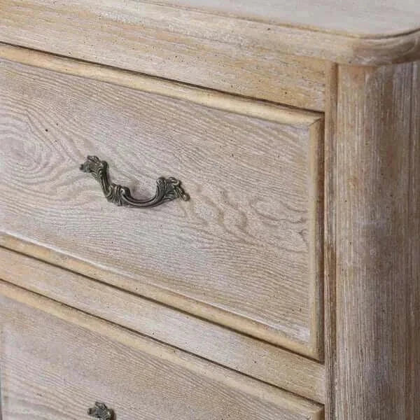 oak wood nightstand