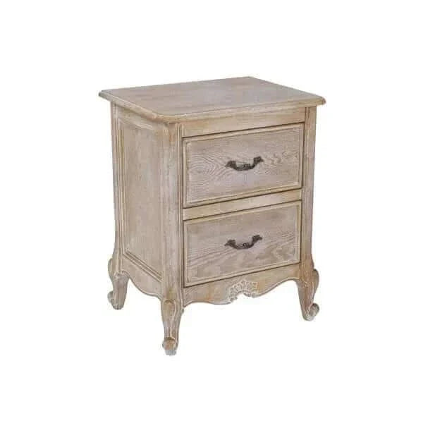 oak wood nightstand