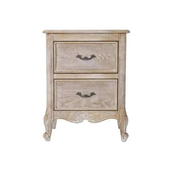 oak wood nightstand