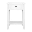 white Bedside Table for bedroom