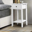 white Bedside Table for bedroom