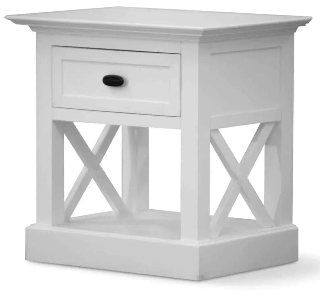 Drawer night stand White-Upinteriors