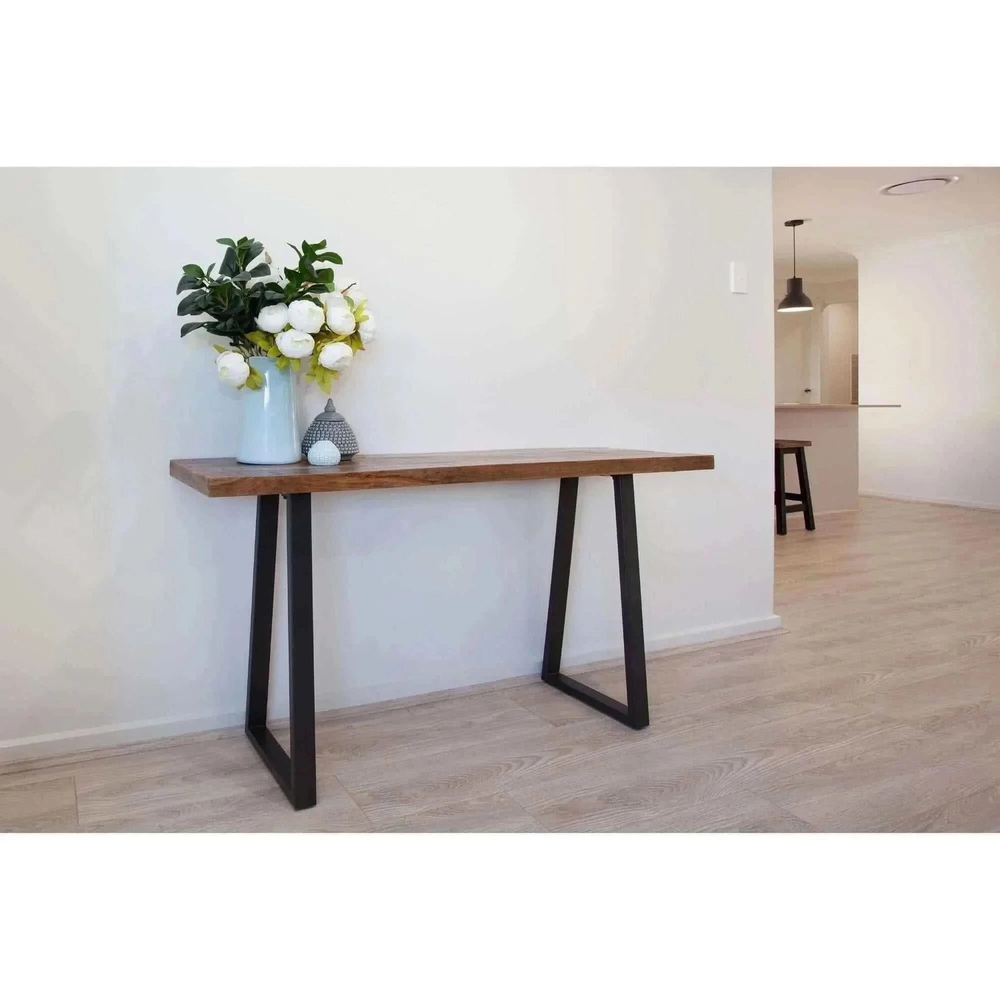 Begonia Live Edge Console Table 140cm - Natural