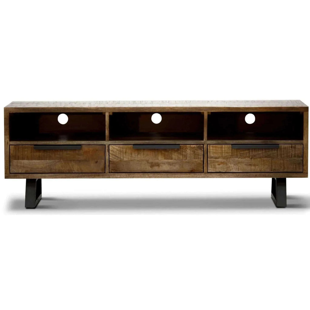 Mango Wood Entertainment TV Unit -Upinteriors