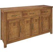 Birdsville Storage Buffet Table 161cm 4 Door 3 Drawer - Brown