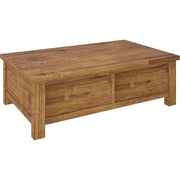 Birdsville Solid Wood Coffee Table 120cm - Brown
