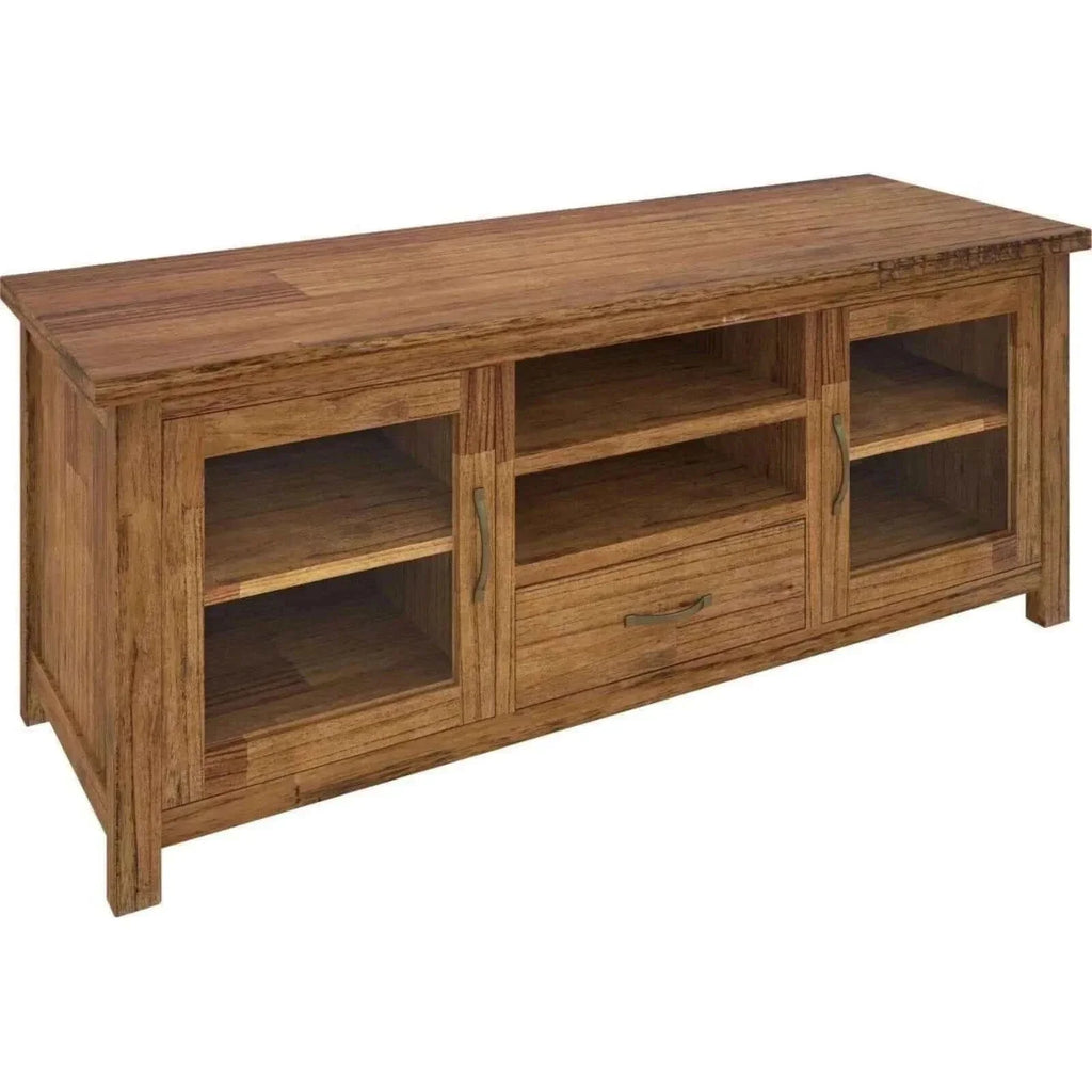 solid wood entertainment unit-Upinteriors