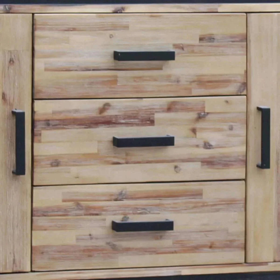 Buffet Sideboard Solid Wood with Drawers