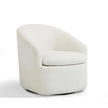 swivel boucle chair