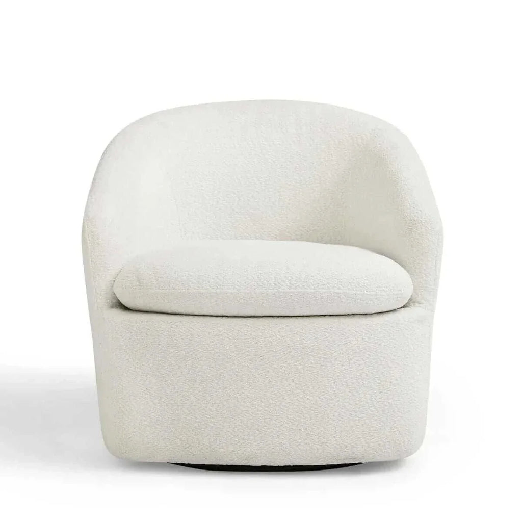 swivel boucle chair-Upinteriors