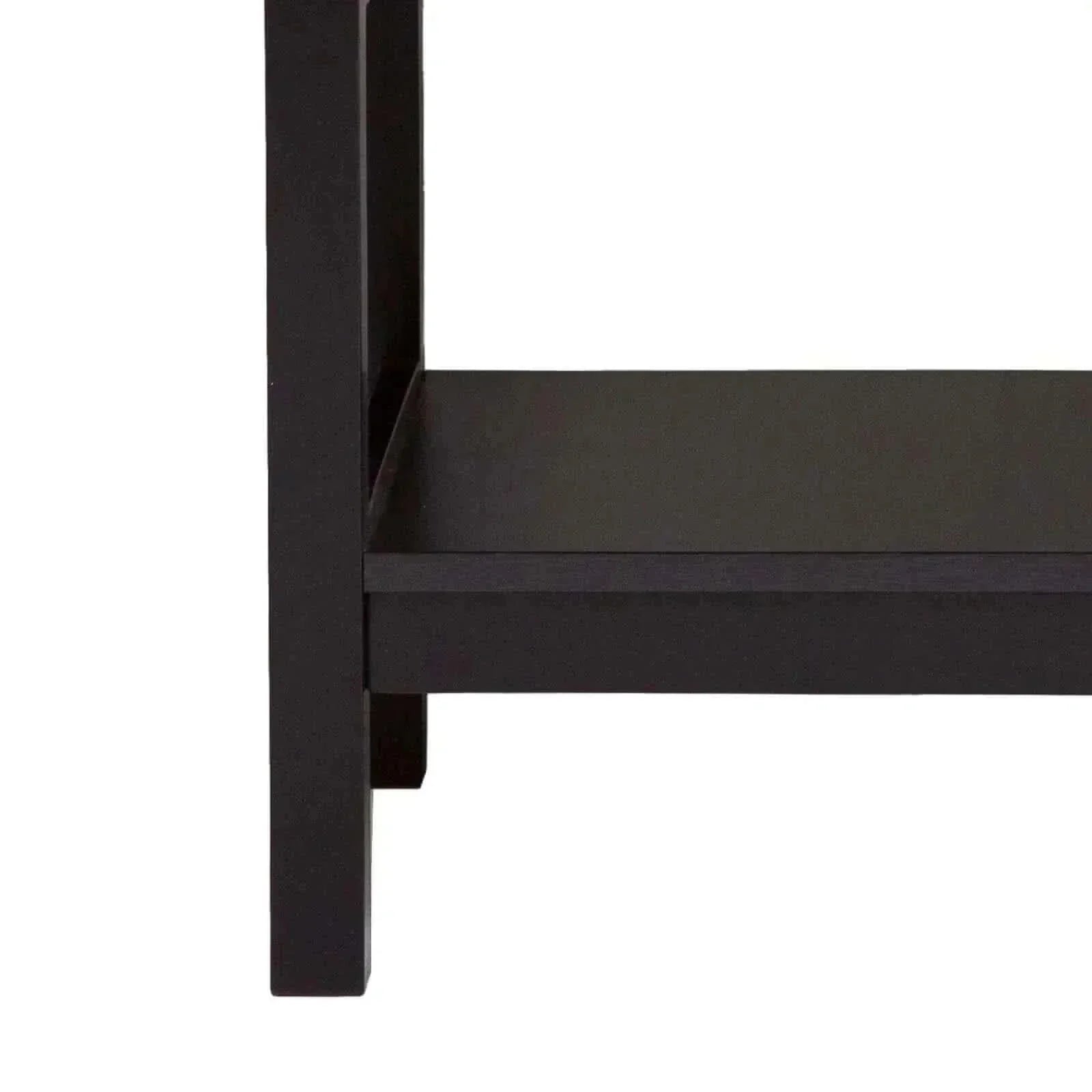 Casa Decor Tulum Rattan Bedside Table Nightstand - Black