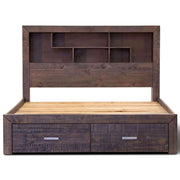 Catmint Bed Frame King Size Timber Mattress Base With Storage Drawers 