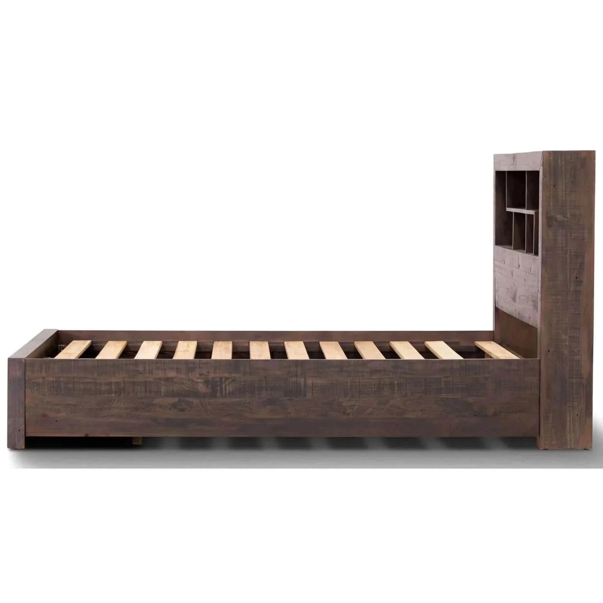 Catmint Bed Frame King Size Timber Mattress Base With Storage Drawers 
