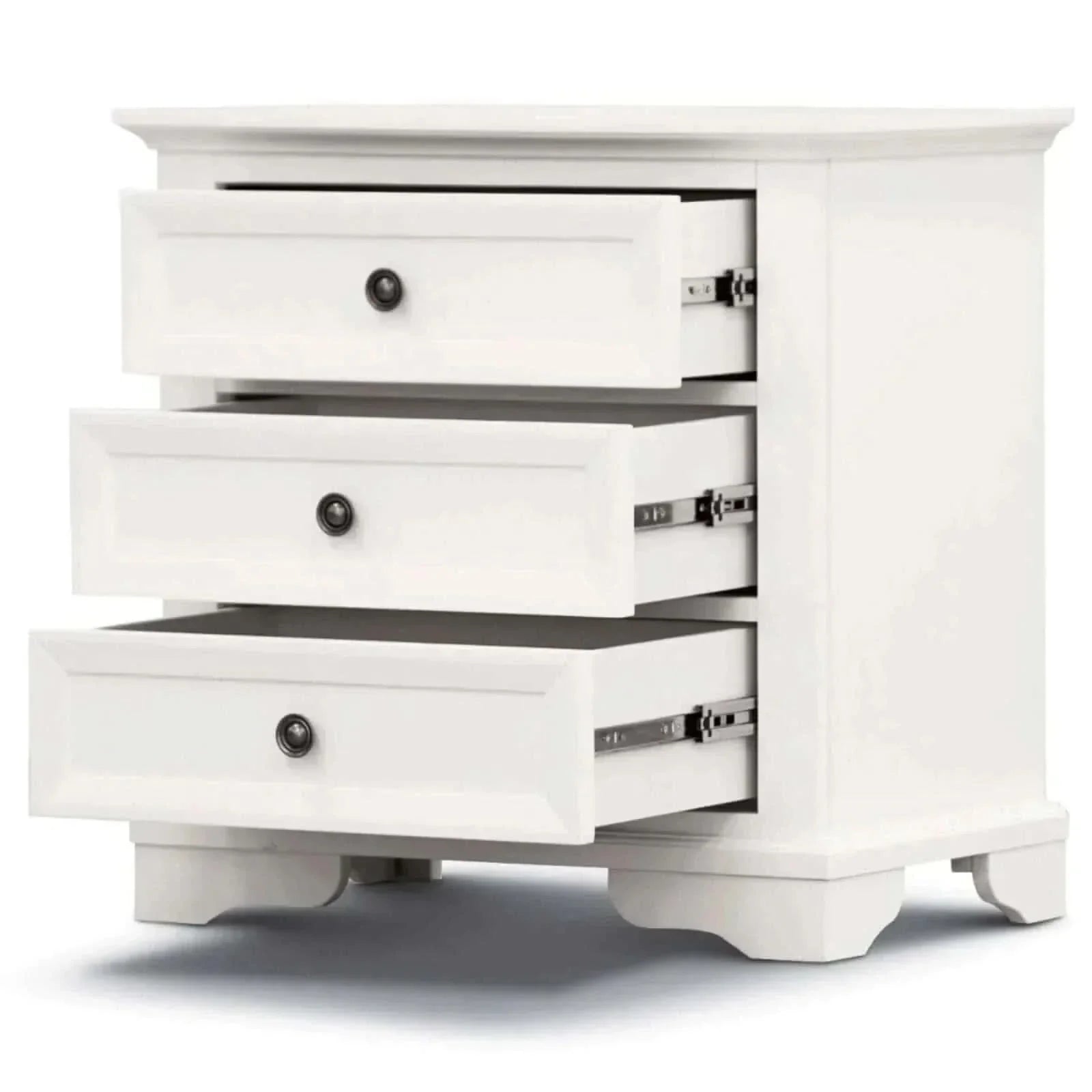 Celosia 2pc Bedside Tallboy 3pc Bedroom Set Nightstand Storage Cabinet