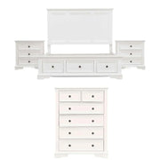 Celosia 4pc Queen Bed Frame Bedroom Suite Timber Bedside Tallboy Packa