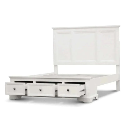 Celosia 5pc King Bed And Bedroom Furniture - White
