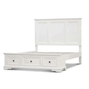 Celosia Queen Size Bed Frame Timber Mattress Base With Storage Drawers