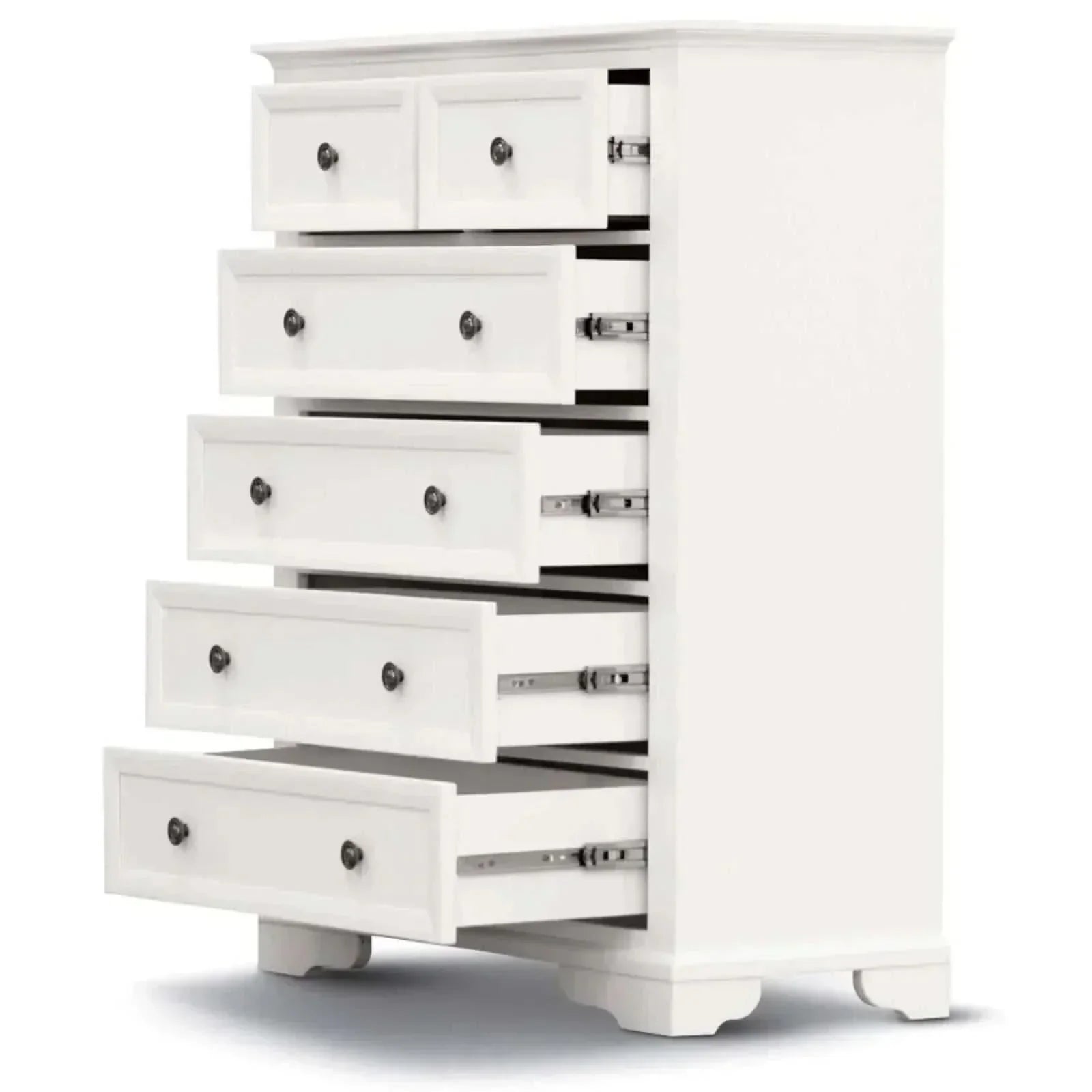 Celosia Tallboy 6 Chest of Drawers Solid Acacia Wood Bed Storage Cabin