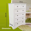 white tallboy drawers