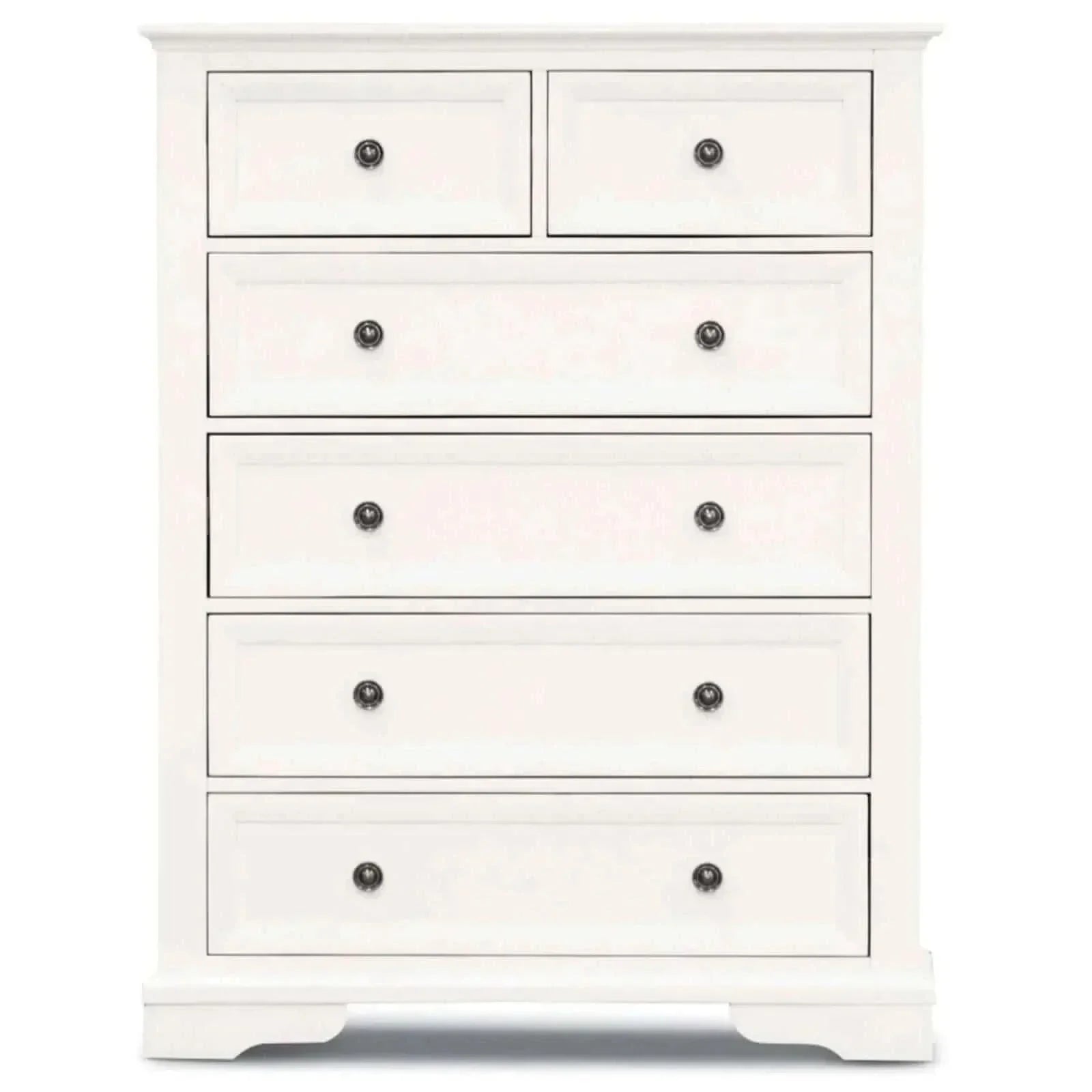 Celosia Tallboy 6 Chest of Drawers Solid Acacia Wood Bed Storage Cabin
